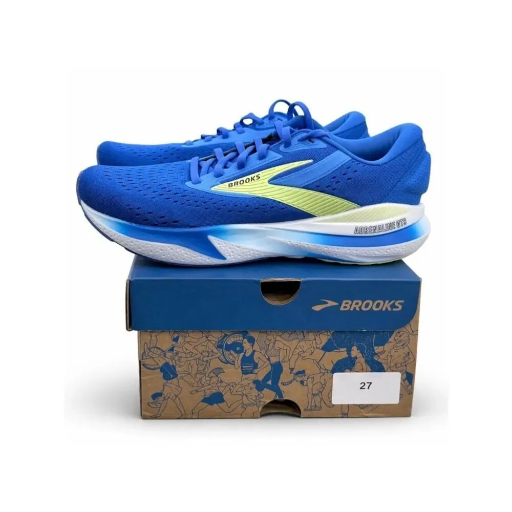 Brooks Adrenaline GTS 24 Supportive Men’s 9.5 D Blue Running Shoes Sneakers